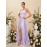 Elegant Blue Lace-Trimmed Maxi Dress with High Slit - Sleeveless, Flowing Design for Weddings, Proms & Formal Events, Perfect for Showcasing Fashionable Style, Formal Event Attire|Sleek Fitted Top|Lace Trim Detail