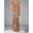 Women's Elegant Sequin Long Evening Gown - High-Waisted Mermaid Backless Formal Dress with Asymmetric One-Shoulder Neckline, Long Sleeve Sparkling Party Wedding Guest Gala Concert Dress, Mermaid Dress