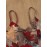 Women's Elegant Floral evening Dress - Formal Party, Wedding, Gala - Sleeveless A-Line Gown with Spaghetti Strap - Red Roses on Beige - Machine Washable Formal Attire, Wedding Guest Attire, Decorative Floral Print