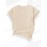 [3pcs Retro Tees] 3pcs Retro Love Heart Graphic Tees | Casual Short Sleeve Women's T-Shirts in Beige, Red & Orange with Golden Accents, Soft Polyester Blend