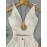 [Vintage Corset Top Set] Vintage Style Women's Elegant Sleeveless Corset Top & High-Waisted Shorts Set - Solid Color, Button Detail, Regular Fit, Spring/Summer Collection