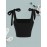 [Spring Sexy Dress] 2pcs Set Spring/Summer Sexy Short Dress Outfit + Fashion Bow Tie Camisole Vest, Multi-Layer Drawstring Women's Skirt