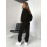 Letter Print Two Piece Set, Crew Neck Sweatshirt & Pants, Women's Clothing