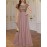 Women's Elegant Wedding Dresses - Formal Evening gowns with Slim Fit & Flowy Train, Bridal party, Prom, Gala - Machine Washable Lace-like Party gowns in - by XinYu, Prom Dress, Fitted Bodice, Shimmering Fabric, Stylish Formalwear, Event Attendees